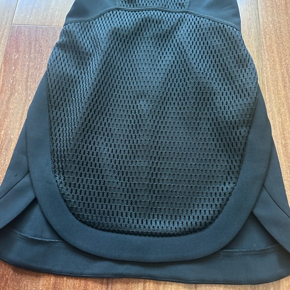 Banana Republic Black Mesh Panel Short Sleeve Mini Dress - Picture 3 of 8